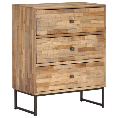 Hennessey - Sideboard Set 3 Pieces Reclaimed Teak Wood